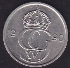İsveç 50 Öre 1990
