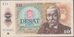 Çekoslovakya 10 Korun 1986 Çok Temiz +