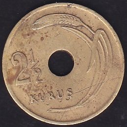 1948 Yılı 2.5 Kuruş