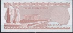 6.Emisyon 4.Tertip 20 Lira I81 486592 Çilaltı Çil