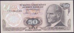 6.EMİSYON 2.TERTİP 50 LİRA I77 281848 ÇİL