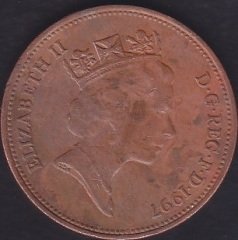 İNGİLTERE 2 PENCE 1997