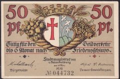 ALMANYA 50 PFENNİNG 1918 ÇİL