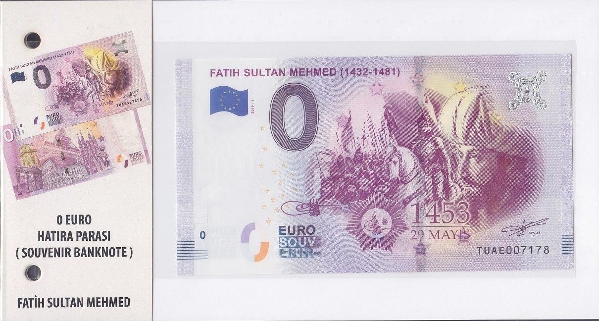 FATİH SULTAN MEHMET 0 EURO 2019 ÇİL ÖZEL AMBALAJINDA