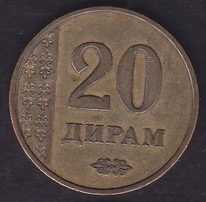 Tacikistan 20 Diram 2011
