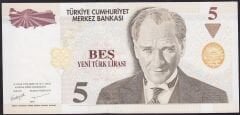 8.Emisyon 5 YTL B77 671407 Çilaltı Çil