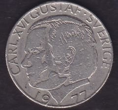 İsveç 1 Kron 1977