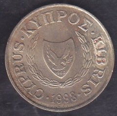 Kıbrıs 5 Cent 1998