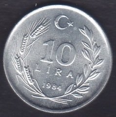 1984 YILI 10 LİRA ÇİLALTI ÇİL