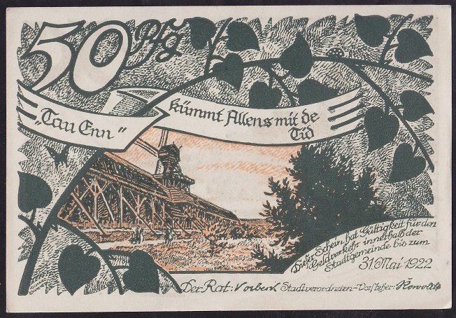 ALMANYA 50 PFENNİNG 1922 ÇİL