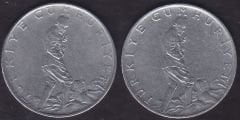 1974 Yılı 2.5 Lira (Ters Düz Takım)