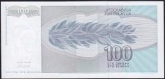 YUGOSLAVYA 100 DİNAR 1992 ÇİL