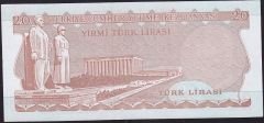6.Emisyon 4.Tertip 20 Lira I77 686707 Çil