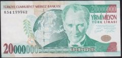 7.EMİSYON 20 000 000 LİRA K54 179762 ÇÇT