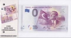 TÜRKİYE - MUSTAFA KEMAL ATATÜRK 0 EURO 2019 ÇİL ÖZEL AMBALAJINDA