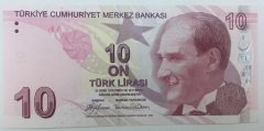 9.EMİSYON 1.TERTİP 10 LİRA A002 052954 ÇİL