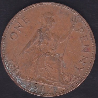 İNGİLTERE 1 PENNY 1967