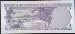 6.Emisyon 1.Tertip 5 Lira D37 450083 Çil