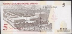 8.Emisyon 5 YTL C46 904382 Çilaltı Çil