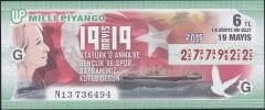 2015 19 Mayıs Çeyrek Bilet - G Serisi