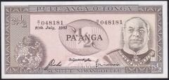 Tonga 1/2 Paanga 1983 Çilaltı Çil Pick 18c ( 8181 )