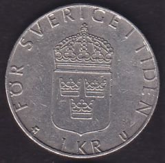 İsveç 1 Kron 1980