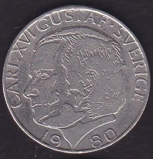 İsveç 1 Kron 1980