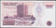 7.Emisyon 1.Tertip 20000 Lira D71 049205 Ççt Çilaltı
