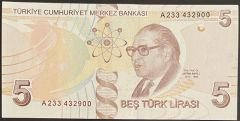9.Emisyon 1.Tertip 5 Lira A233 432900 Çilaltı Çil