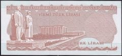 6.Emisyon 4.Tertip 20 Lira I75 070743 Çilaltı Çil