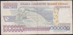 7.Emisyon 3.Tertip 1 000 000 Lira R57 958513 Çok Temiz