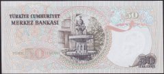 6.Emisyon 1.Tertip 50 Lira H44 107459 Çil