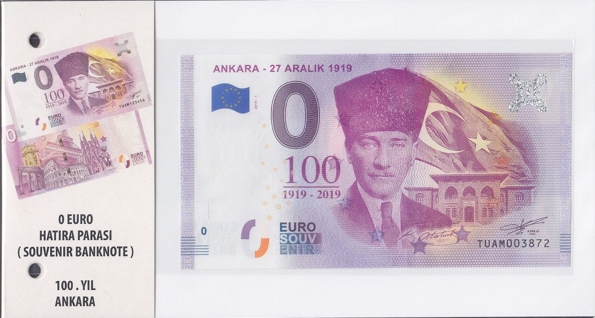 ANKARA 0 EURO 2019 ÇİL ÖZEL AMBALAJINDA