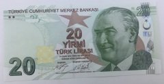 9.EMİSYON 20 LİRA 3.TERTİP D001 536239 ÇİL