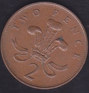 İNGİLTERE 2 PENCE 1988