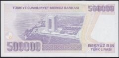 7.Emisyon 4.Tertip 500000 Lira K17 614464 Çil