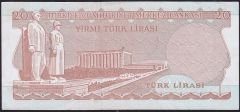6.Emisyon 4.Tertip 20 Lira I74 959742 Çok Çok Temiz