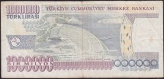 7.Emisyon 3.Tertip 1 000 000 Lira R47 247104 Çok Temiz