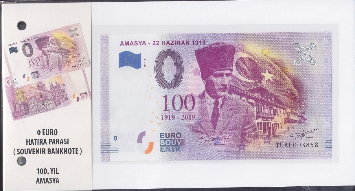 AMASYA 0 EURO 2019 ÇİL ÖZEL AMBALAJINDA