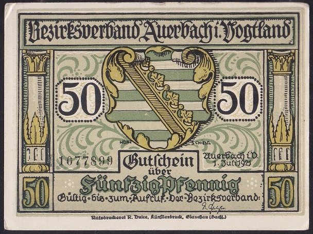 ALMANYA 50 PFENNİNG 1921 ÇİL