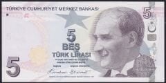 9.Emisyon 7.Tertip 5 Lira G015 051501 Çil
