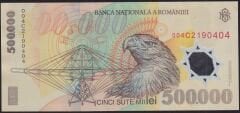 Romanya 500.000 Lei 2000 Çok Çok Temiz+ Polimer