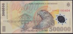 Romanya 500.000 Lei 2000 Çok Çok Temiz+ Polimer