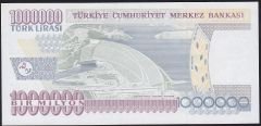 7.Emisyon 3.Tertip 1 000 000 Lira U36 658333 Çil