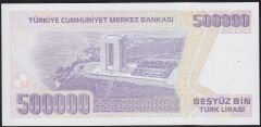 7.Emisyon 4.Tertip 500000 Lira J80 726642 Çil