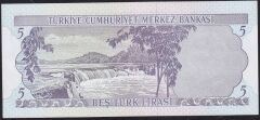 6.Emisyon 1.Tertip 5 Lira C26 064940 Çilaltı