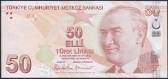 9.Emisyon 7.Tertip 50 Lira F091 418000 Çil