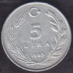 1985 YILI 5 LİRA