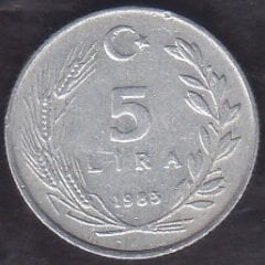 1985 YILI 5 LİRA