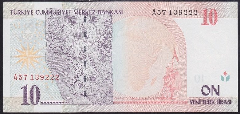 8.EMİSYON 10 YTL A57 139222 ÇİL